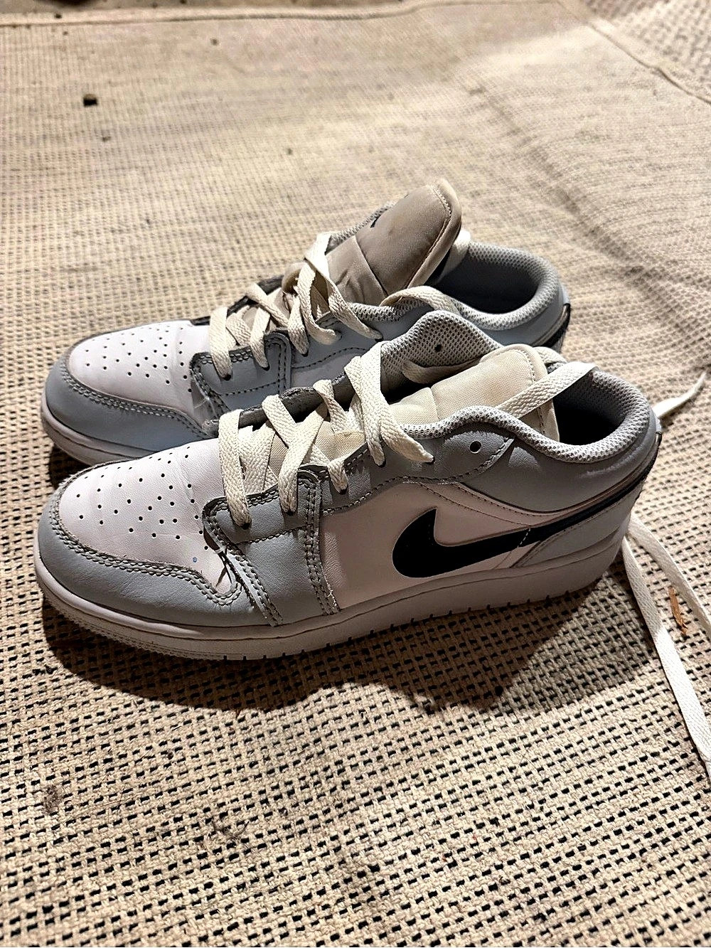 Nike Women's Sneakers in White & Gray